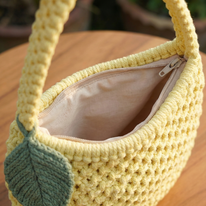 Lemon Leaf Handbag