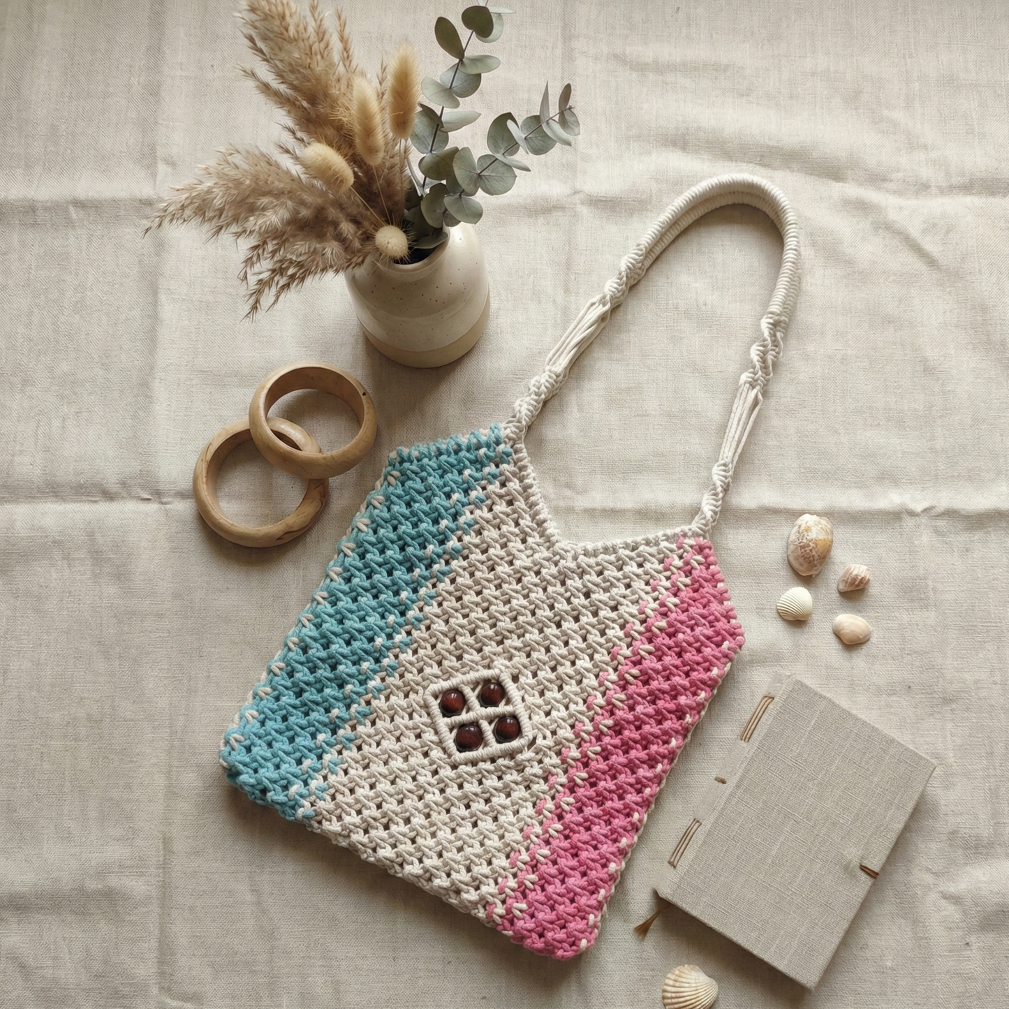 Aura Stripe Everyday Tote