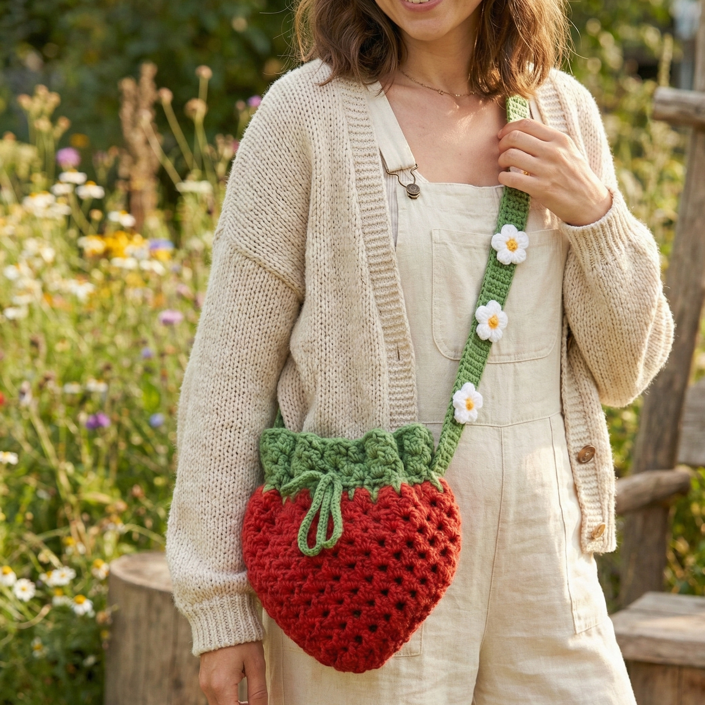 Berry Bloom Handcrafted Bag